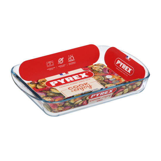 Pyrex Rectangular Glass Baking Dish Set 2 Pcs